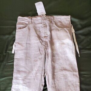 Linen Printed SS25 Lost Cloud Pants UC1E4501-1